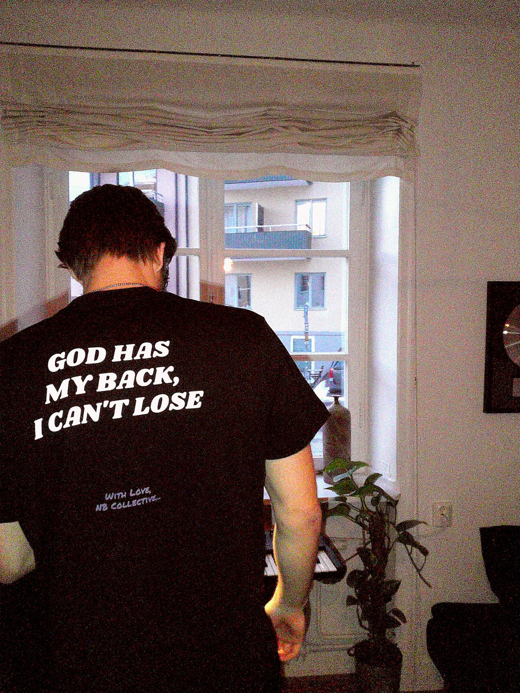 God Has My Back - Black T-Shirt